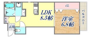 デュークス立花の物件間取画像